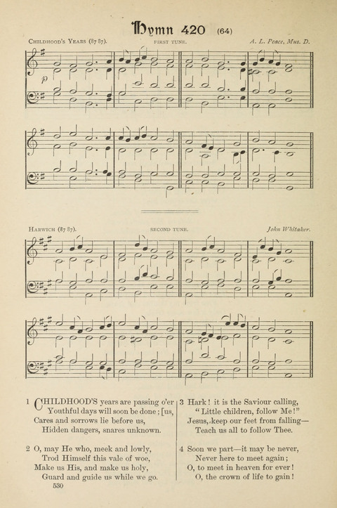 The Scottish Hymnal: (Appendix incorporated) with tunes for use in churches page 532