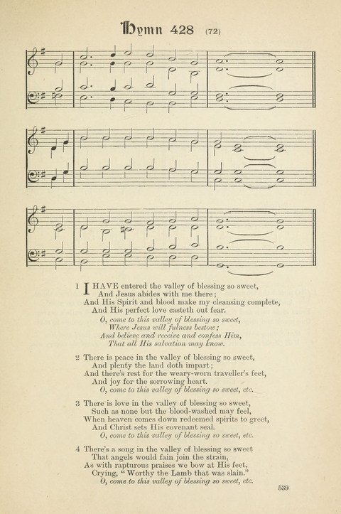 The Scottish Hymnal: (Appendix incorporated) with tunes for use in churches page 541