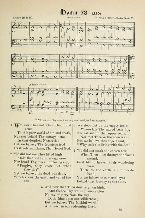 The Scottish Hymnal: (Appendix incorporated) with tunes for use in churches page 97