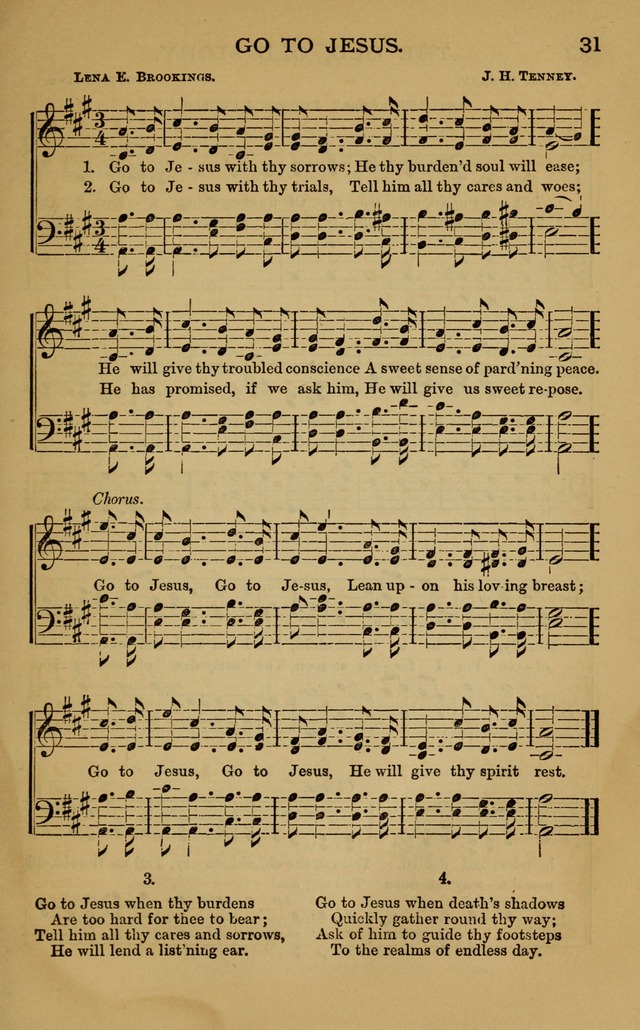 Songs of joy: a collection of hymns and tunes especially adapted for prayer, praise, and camp meetings, revivals, Christian associations, and family worship page 36