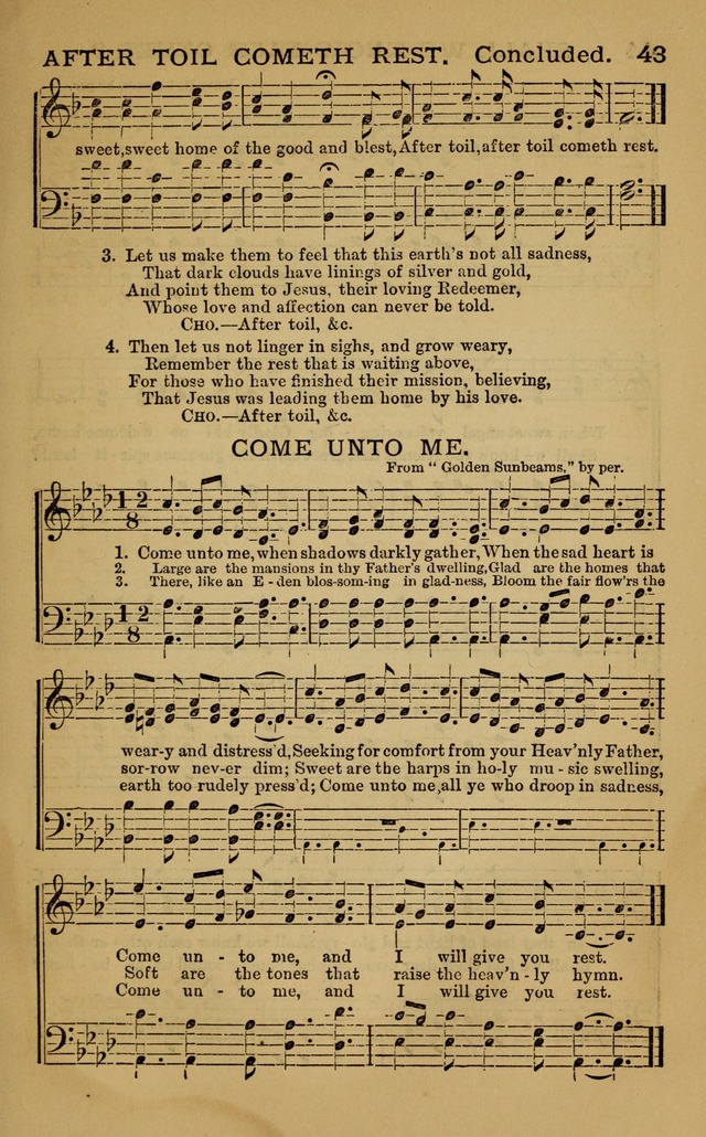 Songs of joy: a collection of hymns and tunes especially adapted for prayer, praise, and camp meetings, revivals, Christian associations, and family worship page 48