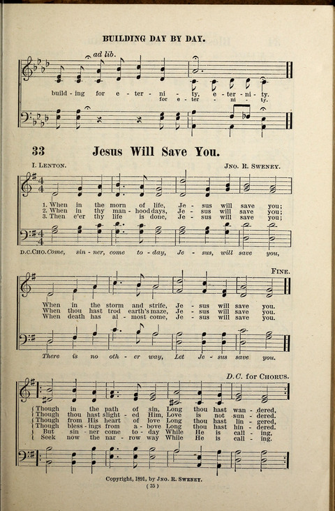 Songs of Joy and Gladness No. 2 page 35