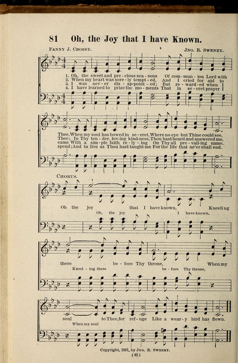 Songs of Joy and Gladness No. 2 page 82