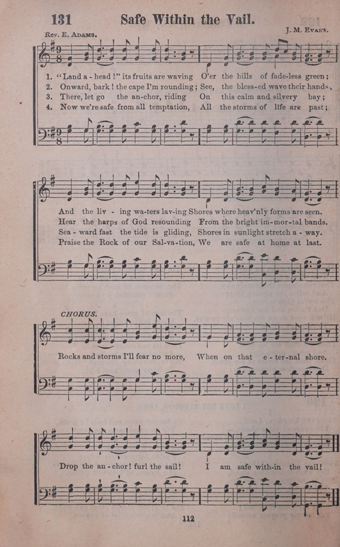 Songs of Joy and Gladness with Supplement page 112