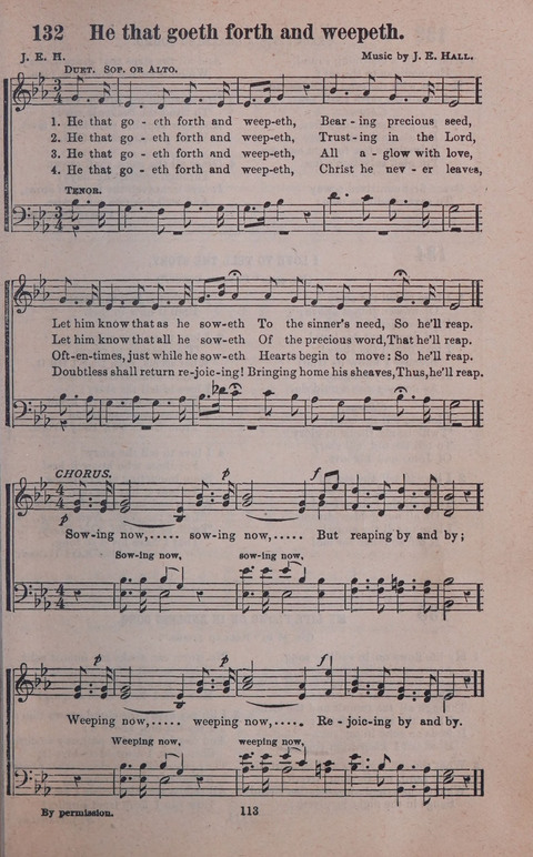 Songs of Joy and Gladness with Supplement page 113