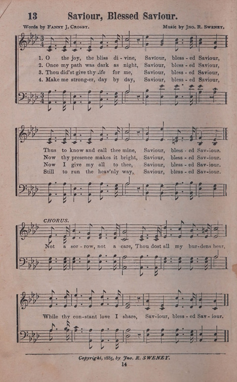 Songs of Joy and Gladness with Supplement page 12