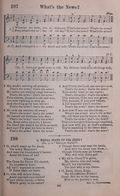 Songs of Joy and Gladness with Supplement page 159