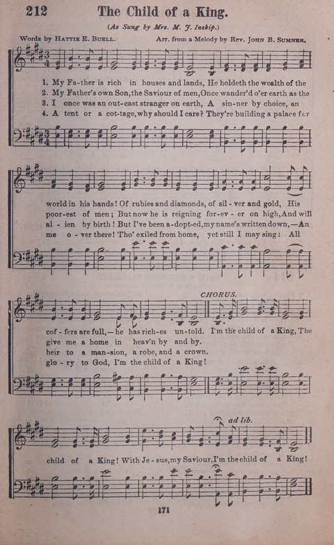 Songs of Joy and Gladness with Supplement page 169