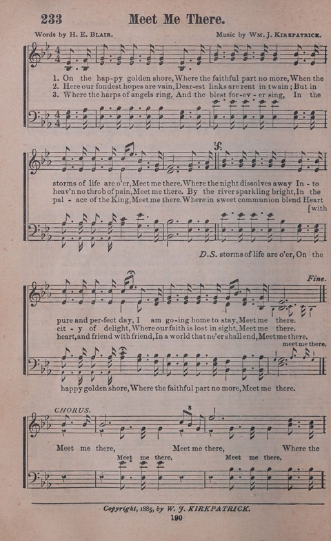 Songs of Joy and Gladness with Supplement page 188