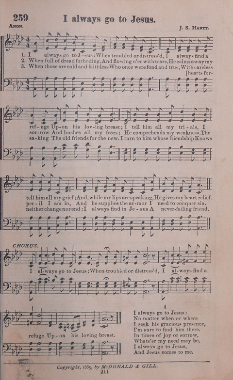 Songs of Joy and Gladness with Supplement page 209