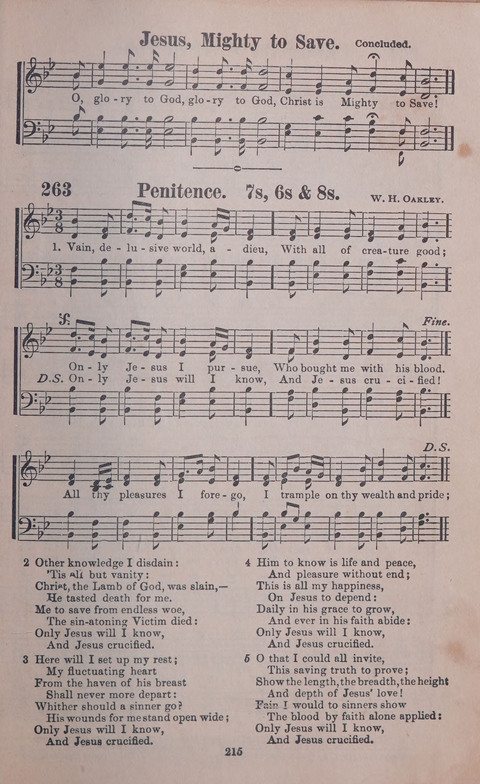 Songs of Joy and Gladness with Supplement page 213