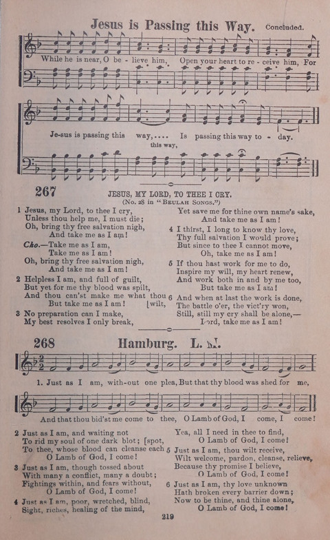 Songs of Joy and Gladness with Supplement page 217