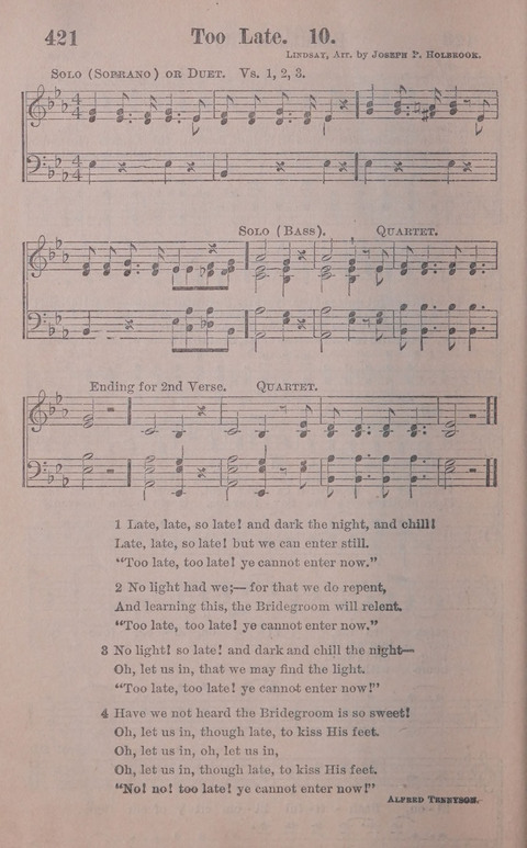 Songs of Joy and Gladness with Supplement page 292