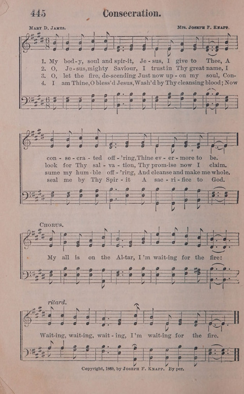 Songs of Joy and Gladness with Supplement page 312