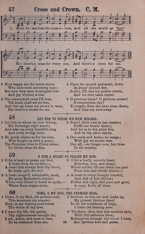 Songs of Joy and Gladness with Supplement page 55