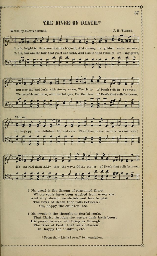 Sparkling Jewels for the Sunday School: a new collection of choice music page 37