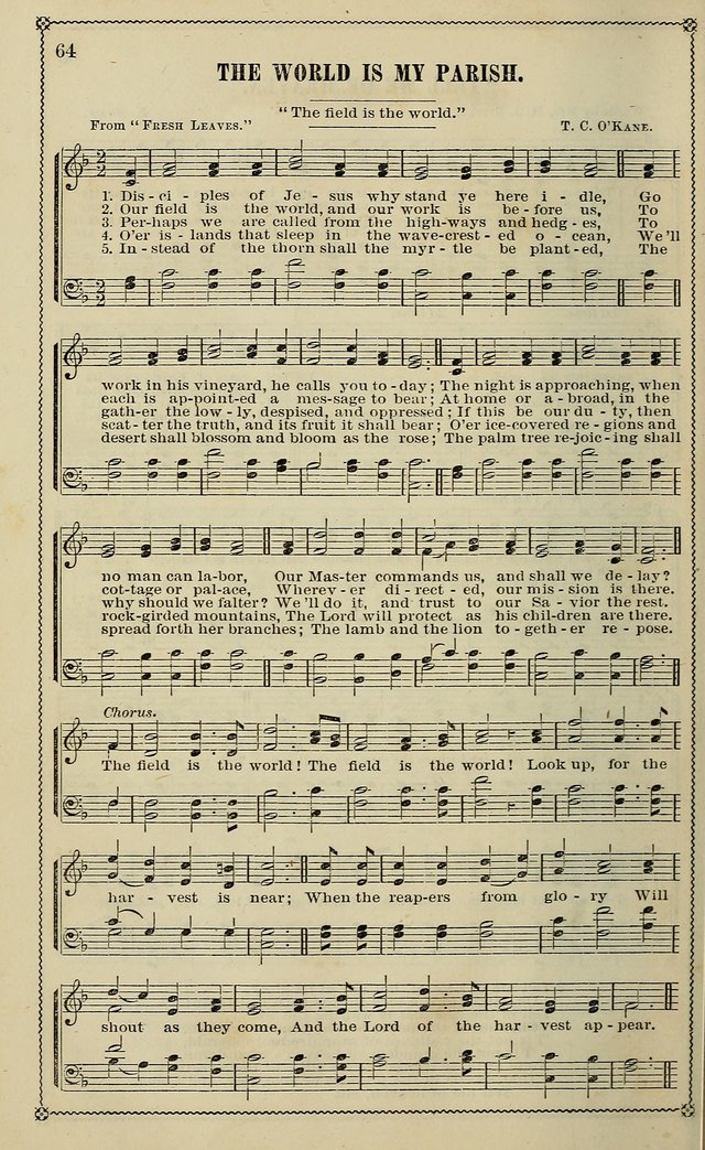 Sparkling Jewels for the Sunday School: a new collection of choice music page 64