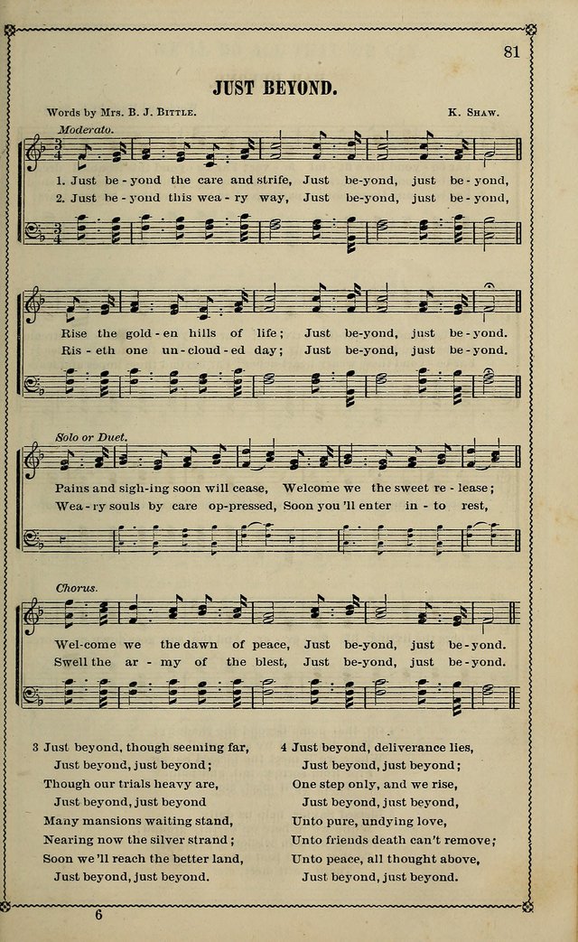 Sparkling Jewels for the Sunday School: a new collection of choice music page 81