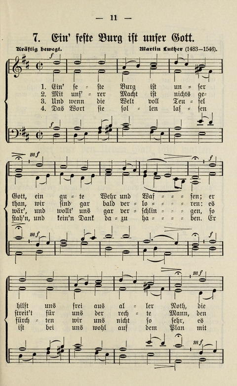 Sammlung Kirchlicher Lieder: für den Gemischten Chor. Liederbuch für Kirche, Schule und Haus page 11