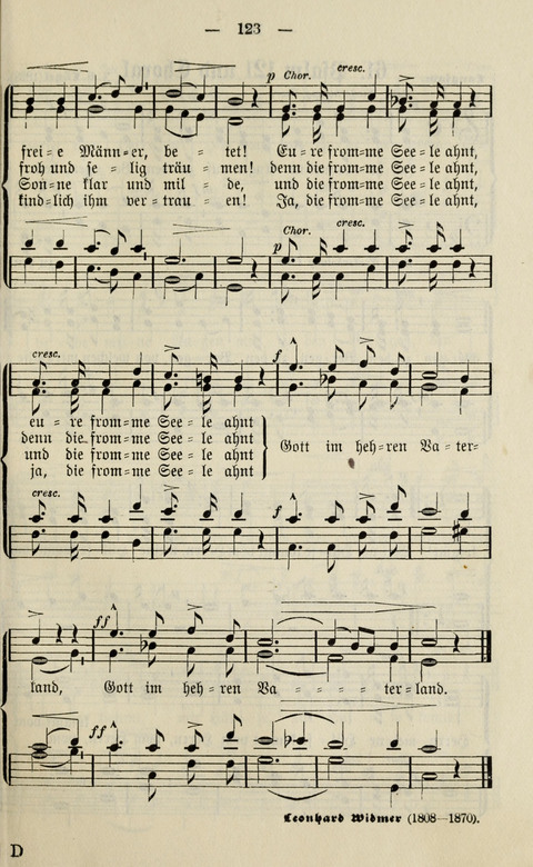 Sammlung Kirchlicher Lieder: für den Gemischten Chor. Liederbuch für Kirche, Schule und Haus page 123