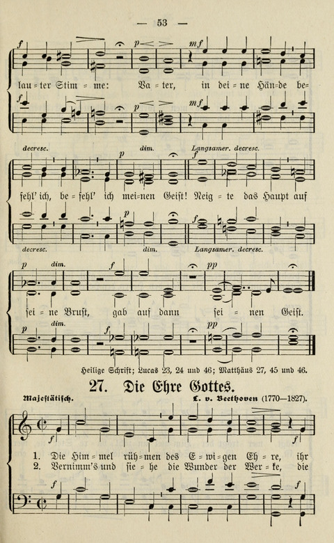 Sammlung Kirchlicher Lieder: für den Gemischten Chor. Liederbuch für Kirche, Schule und Haus page 53