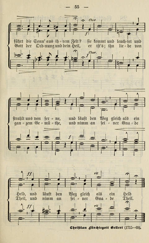 Sammlung Kirchlicher Lieder: für den Gemischten Chor. Liederbuch für Kirche, Schule und Haus page 55