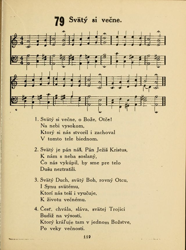 Slovensky Kalvinsky Spevnik page 119