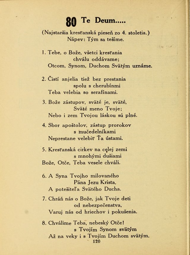 Slovensky Kalvinsky Spevnik page 120