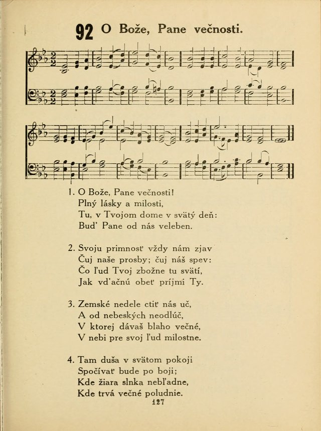 Slovensky Kalvinsky Spevnik page 127