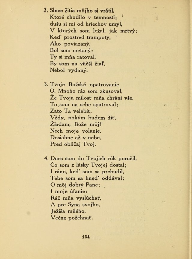 Slovensky Kalvinsky Spevnik page 134