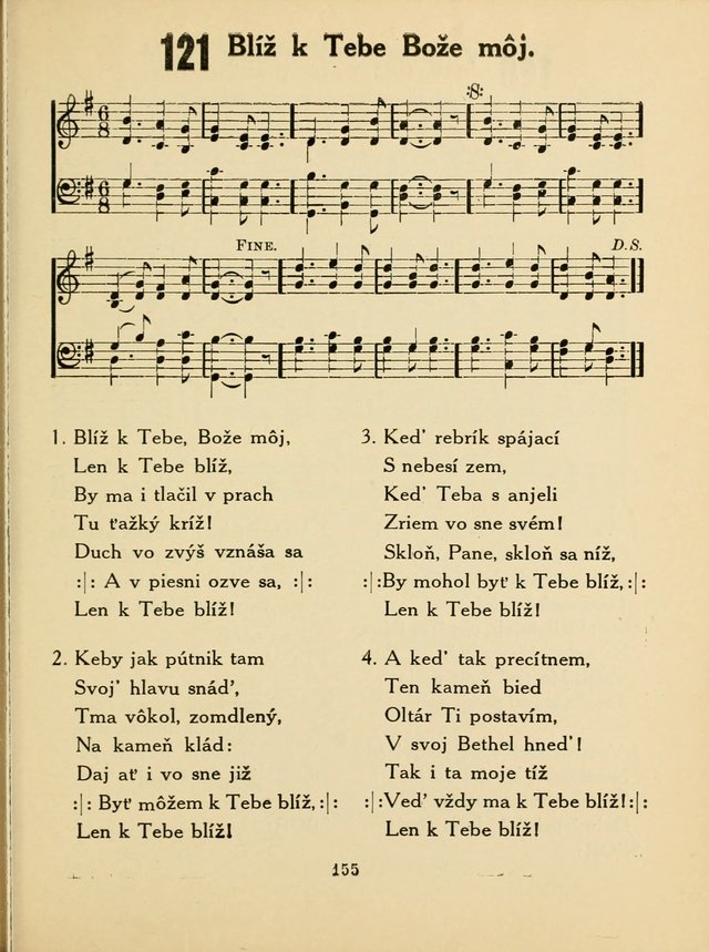 Slovensky Kalvinsky Spevnik page 155