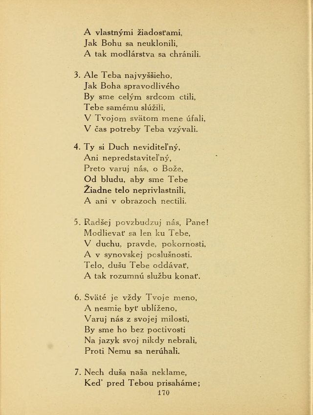 Slovensky Kalvinsky Spevnik page 170