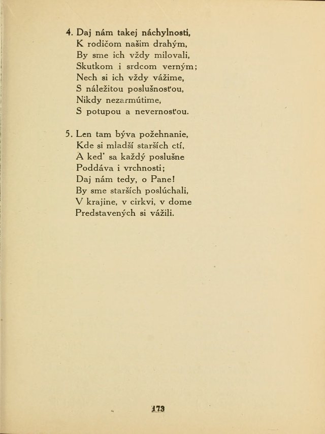 Slovensky Kalvinsky Spevnik page 173