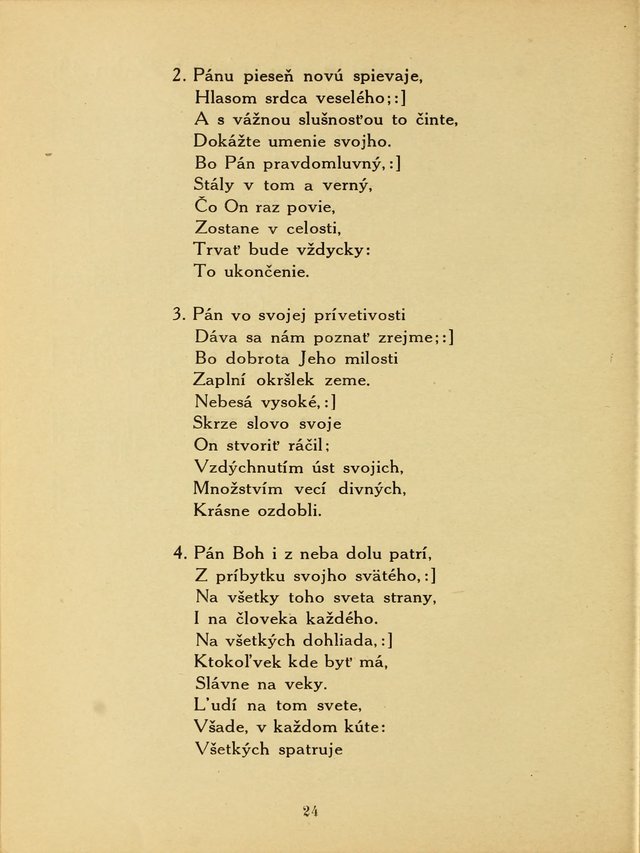 Slovensky Kalvinsky Spevnik page 24