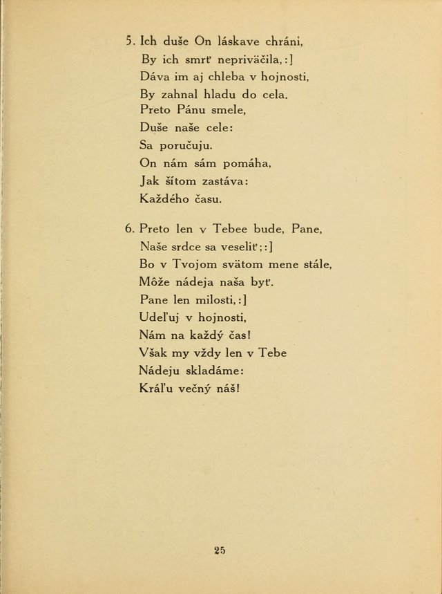 Slovensky Kalvinsky Spevnik page 25