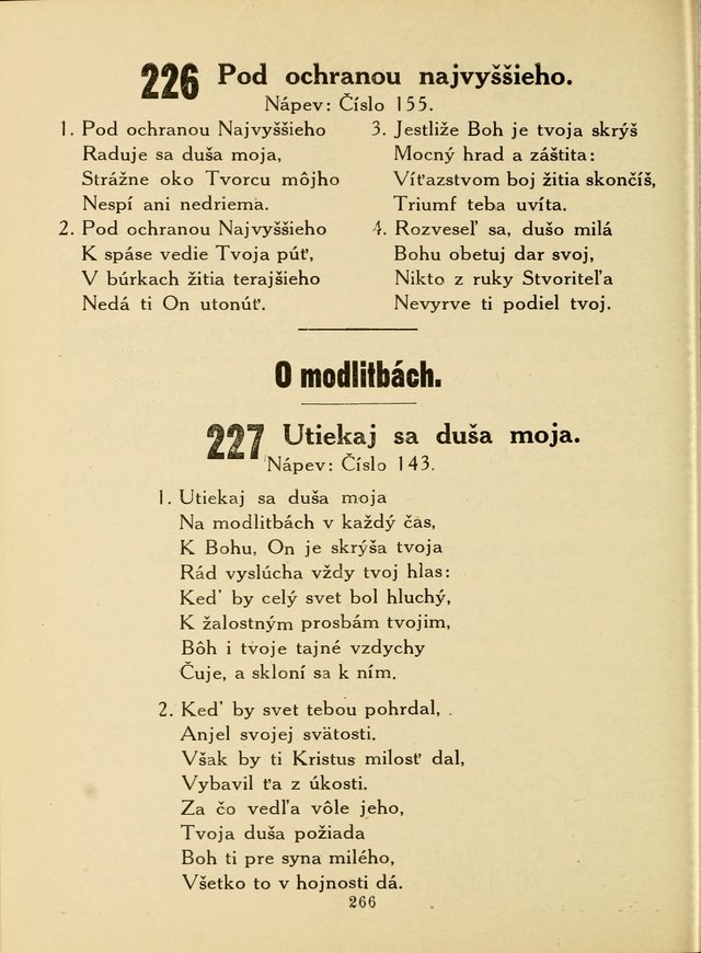 Slovensky Kalvinsky Spevnik page 266