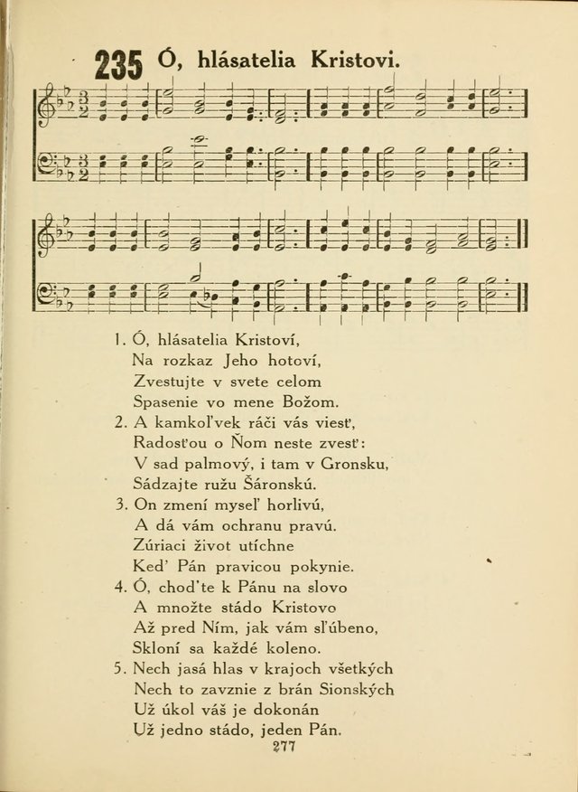 Slovensky Kalvinsky Spevnik page 277