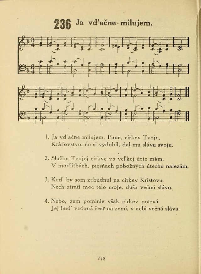 Slovensky Kalvinsky Spevnik page 278