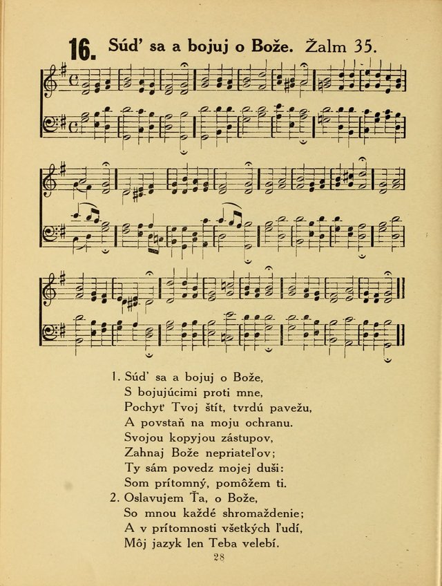 Slovensky Kalvinsky Spevnik page 28