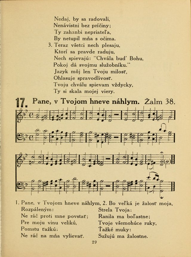 Slovensky Kalvinsky Spevnik page 29