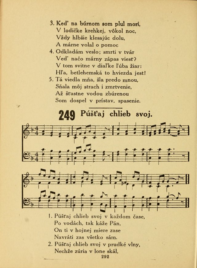 Slovensky Kalvinsky Spevnik page 292