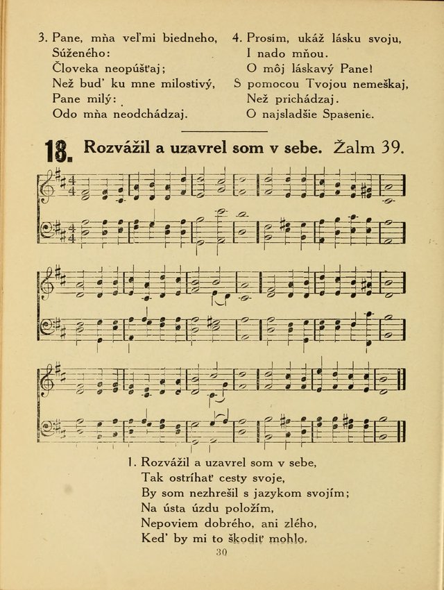 Slovensky Kalvinsky Spevnik page 30