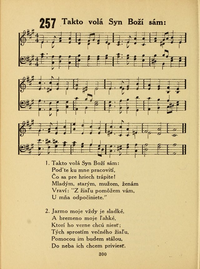 Slovensky Kalvinsky Spevnik page 300