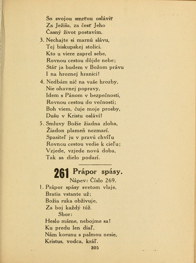 Slovensky Kalvinsky Spevnik page 305