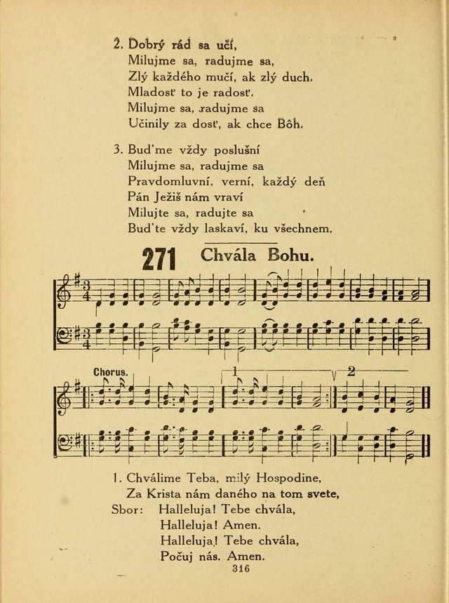 Slovensky Kalvinsky Spevnik page 316