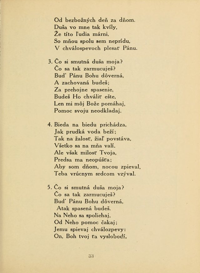 Slovensky Kalvinsky Spevnik page 33