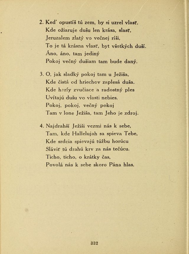 Slovensky Kalvinsky Spevnik page 332