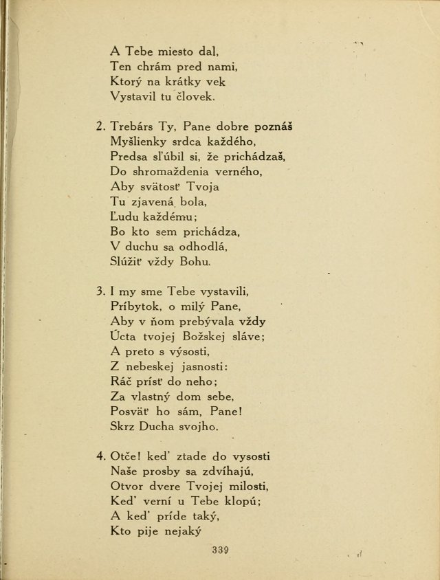 Slovensky Kalvinsky Spevnik page 339