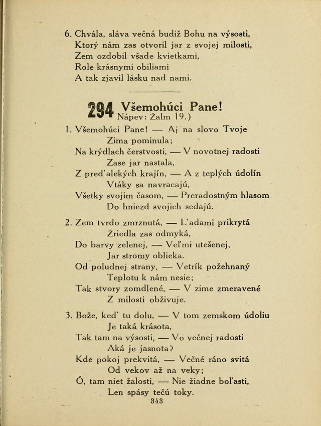 Slovensky Kalvinsky Spevnik page 343