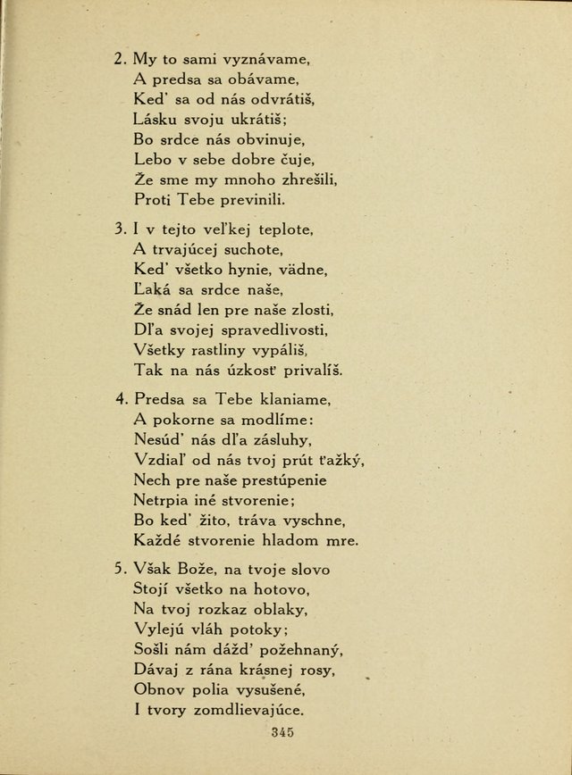 Slovensky Kalvinsky Spevnik page 345